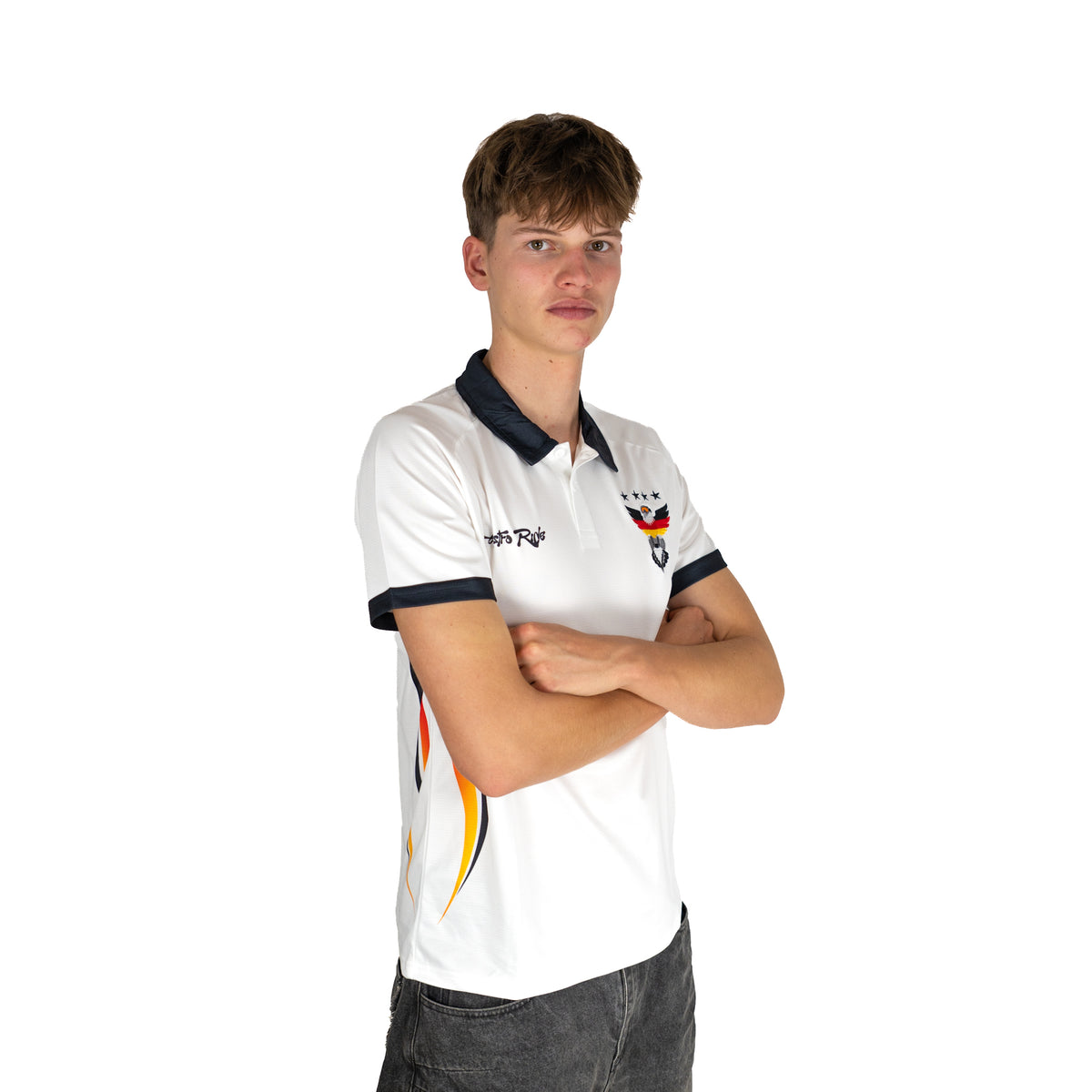 Astro Ride Jersey - White Polo-Shirt